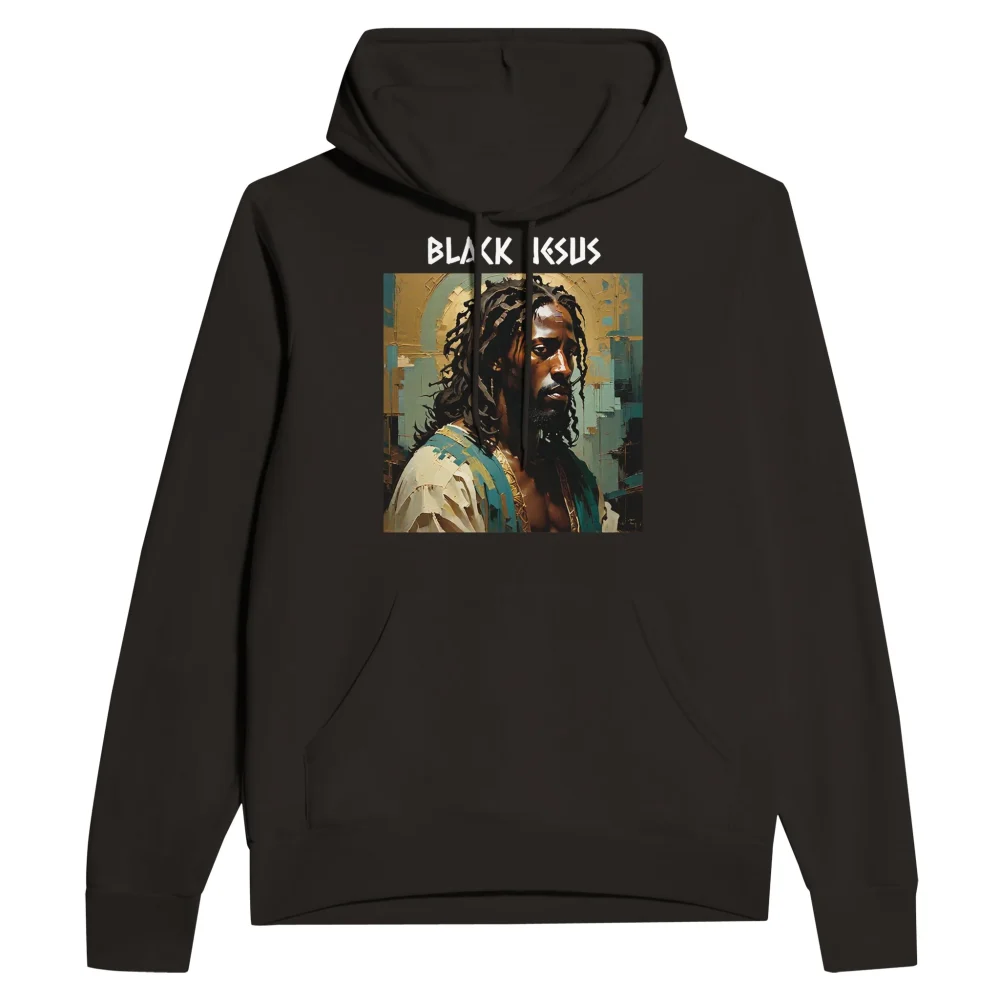 Black Jesus Pullover Hoodie - Image 3