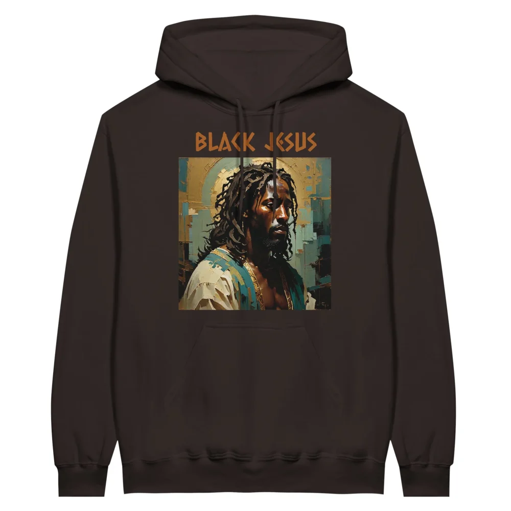 Black Jesus Pullover Hoodie - Image 5